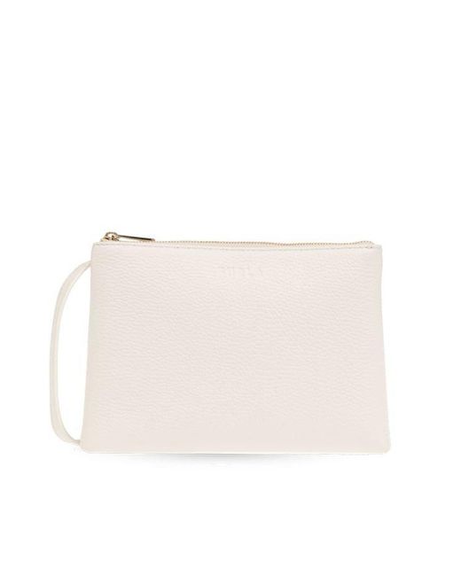 Furla White 'opportunity Small' Handbag,