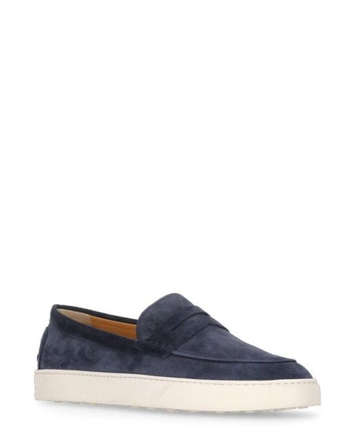 Tod's Blue Torba Slip-On Loafers for men