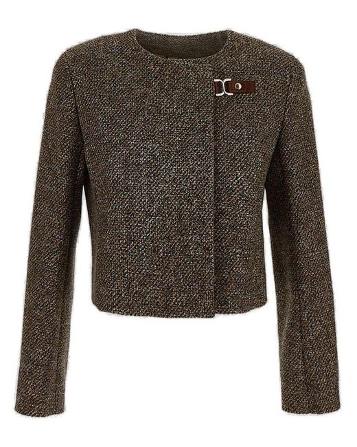 Chloé Brown Wool Jacket