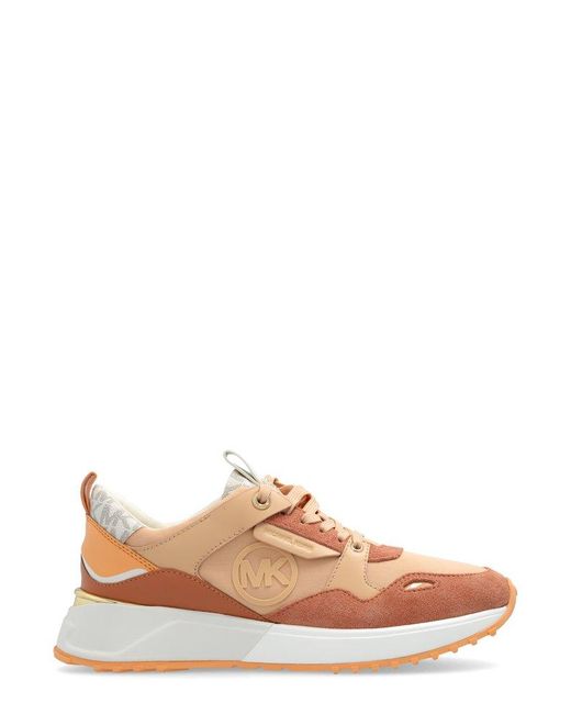 MICHAEL Michael Kors Theo Low top Sneakers in Brown Lyst UK
