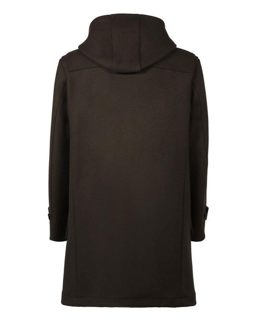 Mackintosh Black Duffle Coat for men