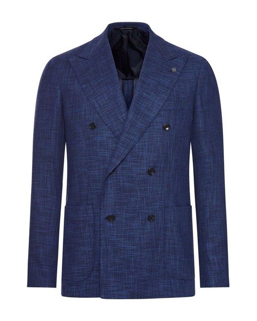 ボトムスその他 Tagliatore Double-Breasted Tailored Blazer Tagliatore Double-Breasted Tailored Blazer in Blue for Men
