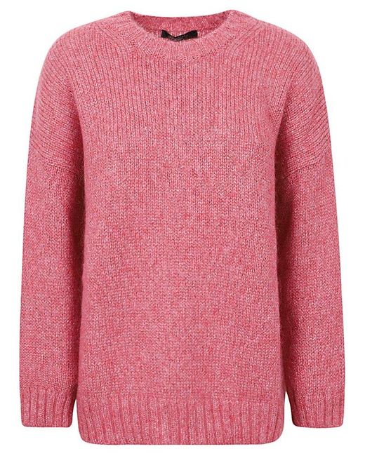 Weekend by Maxmara Pink Oversized Relaxed Fit Jumper
