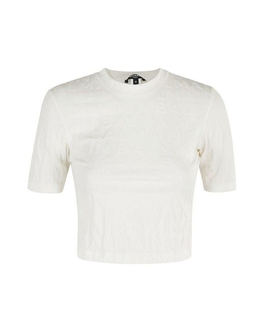 Balmain White T Shirt