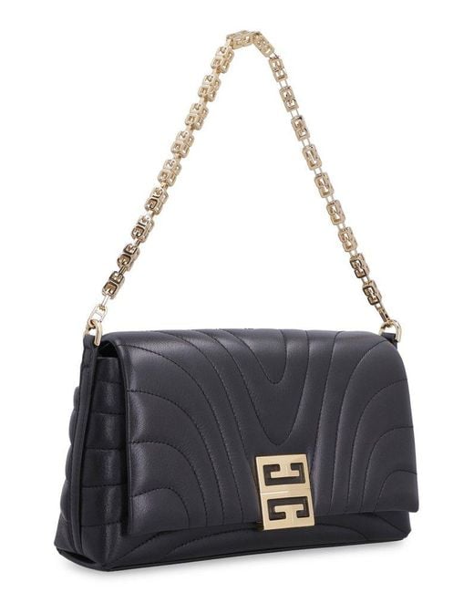 Givenchy Black 4g Quilted Small Crossbody Bag