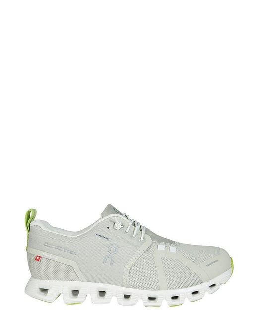 On Shoes White Cloud 5 Waterproof Sneakers