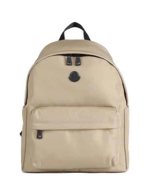 Moncler Natural New Pierrick Logo Detailed Backpack for men