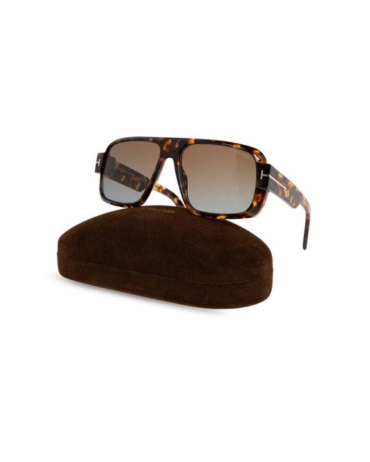 Tom Ford Brown 'turner' Sunglasses,