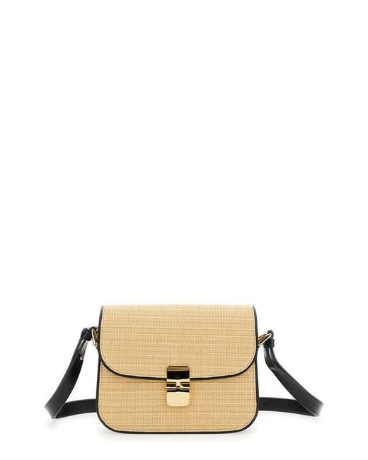 A.P.C. Natural Grace Clasp Fastened Small Shoulder Bag