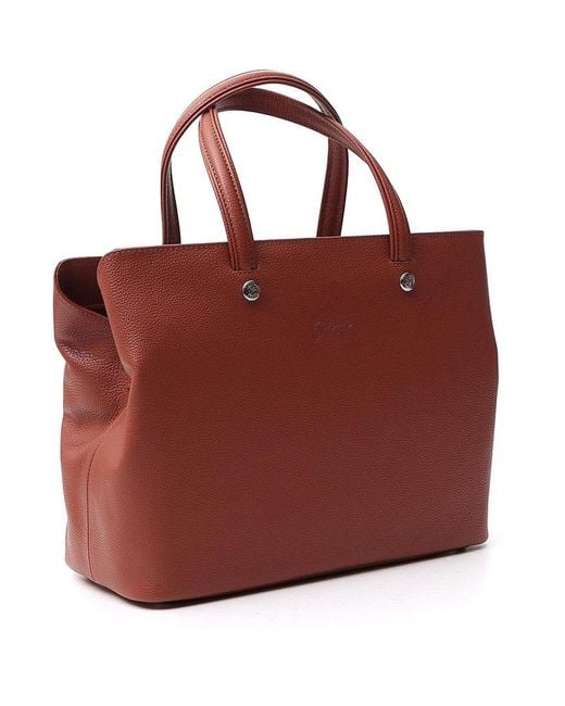Longchamp Brown Le Foulonne Tote Bag