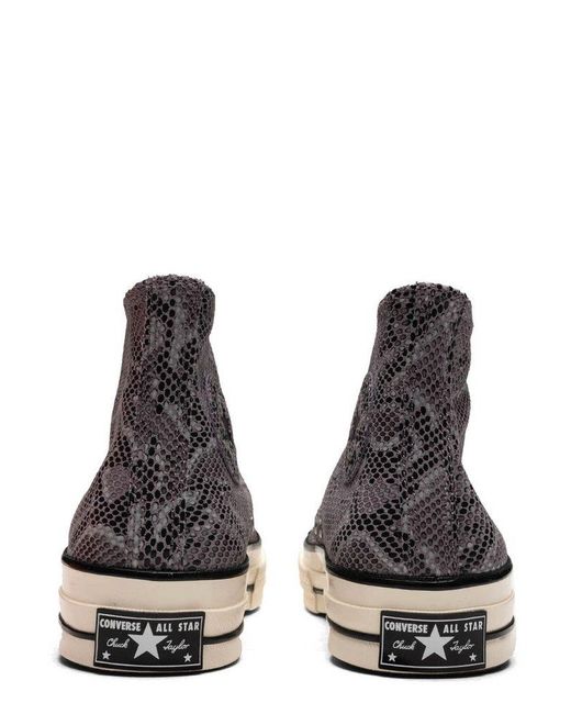 Converse Brown Chuck 70 Embossed High-Top Sneakers for men
