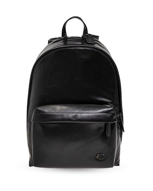COACH Black ‘Hall’ Backpack for men