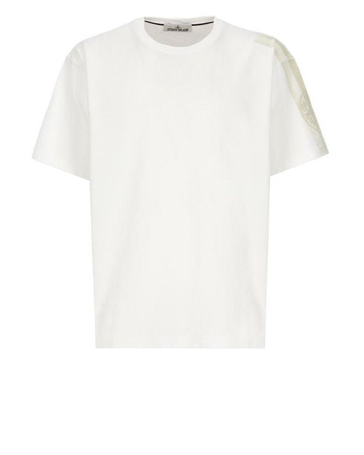 Stone Island T-shirts And Polos White for men