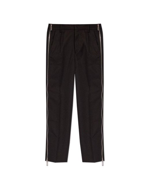 DSquared² Black Side-zip Trousers