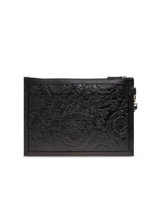 Versace Black Barocco Handbag for men