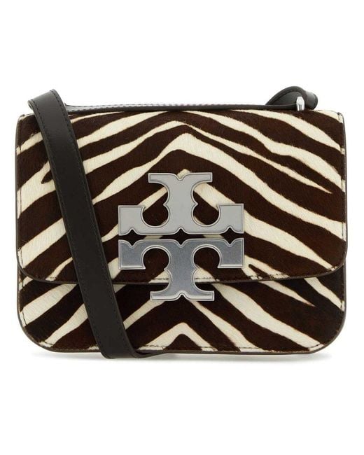 Tory Burch Eleanor Foldover Crossbody Bag in Black Lyst