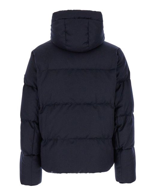 Tatras Blue Antoldo Down Jacket With Hood Patch for men