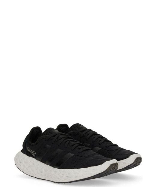 Adidas Black Zponge 3-Stripe Sneakers for men