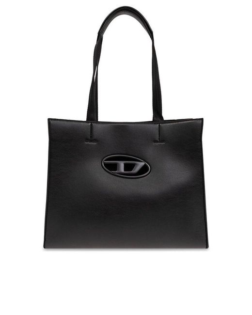 DIESEL Black Holi D Shopper Bag for men