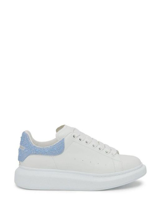 Alexander McQueen White Low-top Lace-up Sneakers