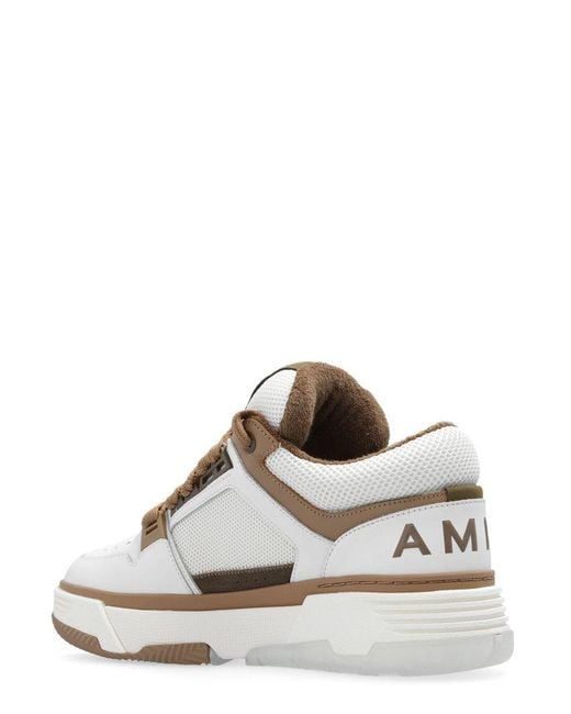 Amiri Ma 1 Sneakers In White/brown for men