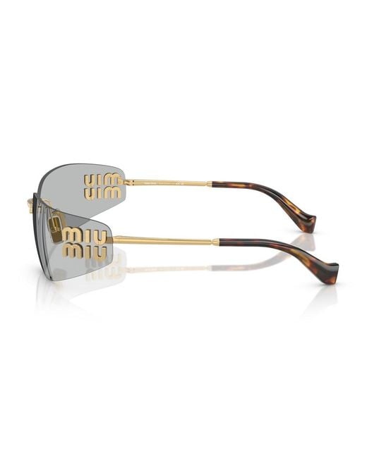 Miu Miu Gray 0Mu A51S Sunglasses