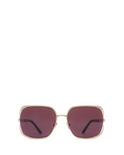 Tom Ford Purple Square-frame Sunglasses
