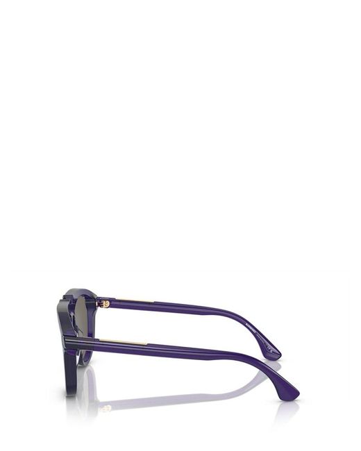 Burberry Gray Aviator Sunglasses for men