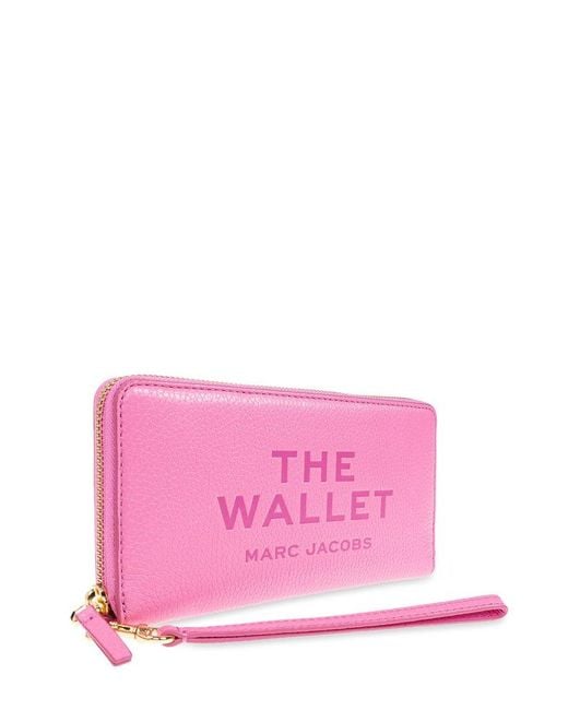 Marc Jacobs Pink Continental Zipped Wallet