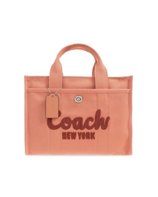 COACH Pink Cargo Tote