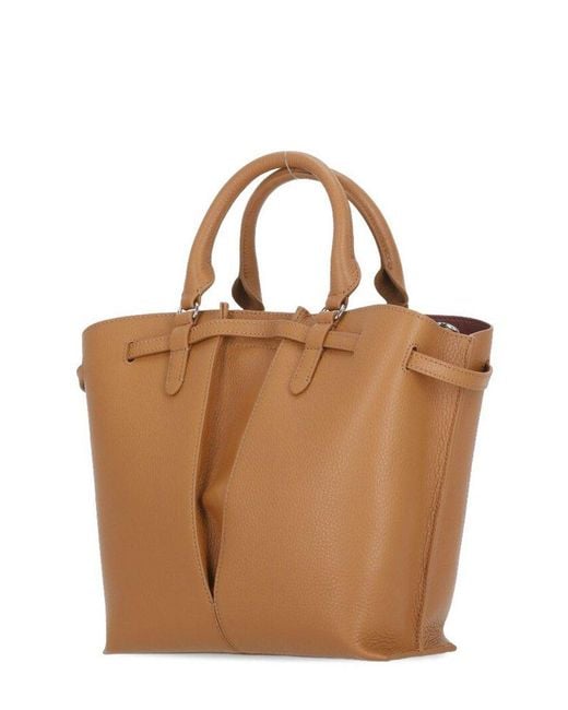 Coccinelle Brown Flores Tote Bag