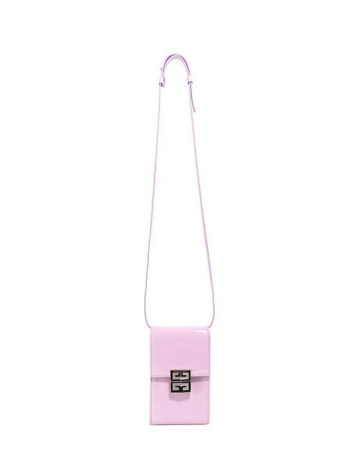 Givenchy 4g Vertical Mini Crossbody Bag in Pink Lyst