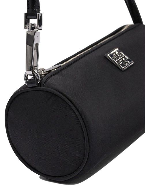 Tory Burch Black Virginia Zipped Cylinder Bag