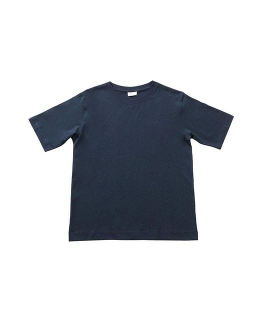 Dries Van Noten Blue Short-Sleeved Crewneck T-Shirt