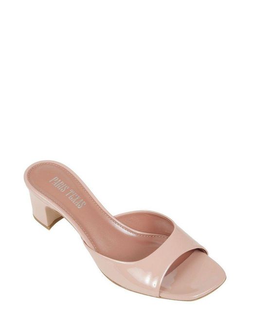 Paris Texas Pink Lara Slip-On Mules