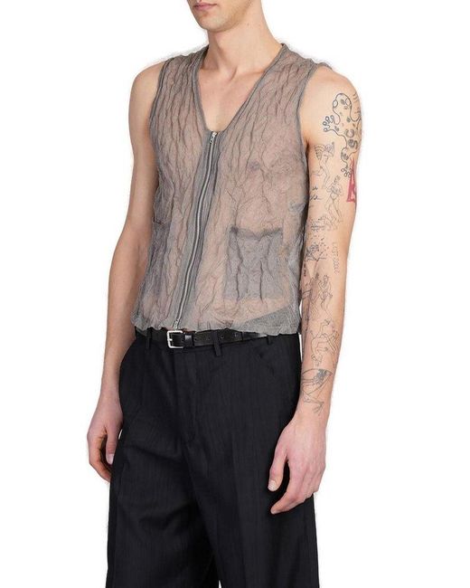 Our Legacy Blue Crush Sheer Vest for men