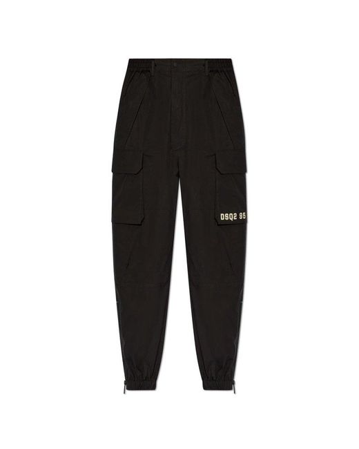 DSquared² Black Trousers With Pockets for men