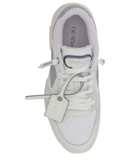 Off-White c/o Virgil Abloh Gray Out Of Office Sneakers for men