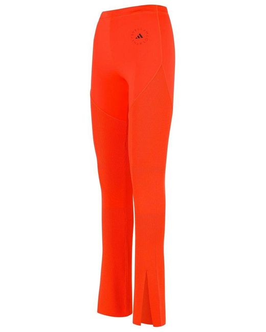 Adidas By Stella McCartney Logo Printed Flared Leggings