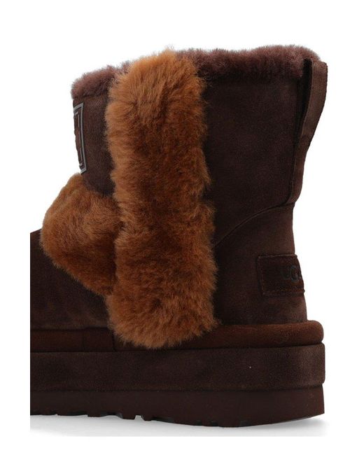 Ugg Brown Classic Chillapeak Round Toe Boots