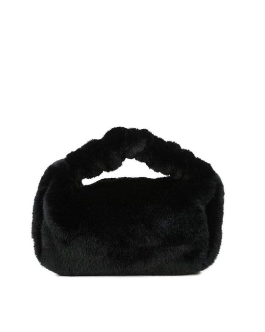 Alexander Wang Black Scrunchie Handle Mini Tote Bag