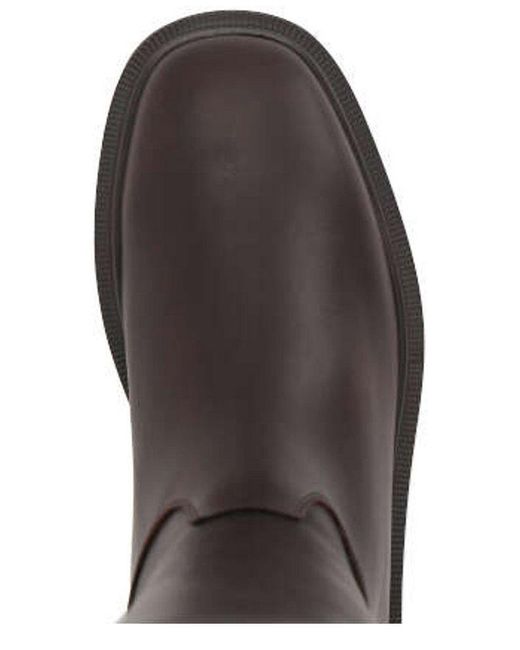 The Row Black Round-toe Slip-on Boots