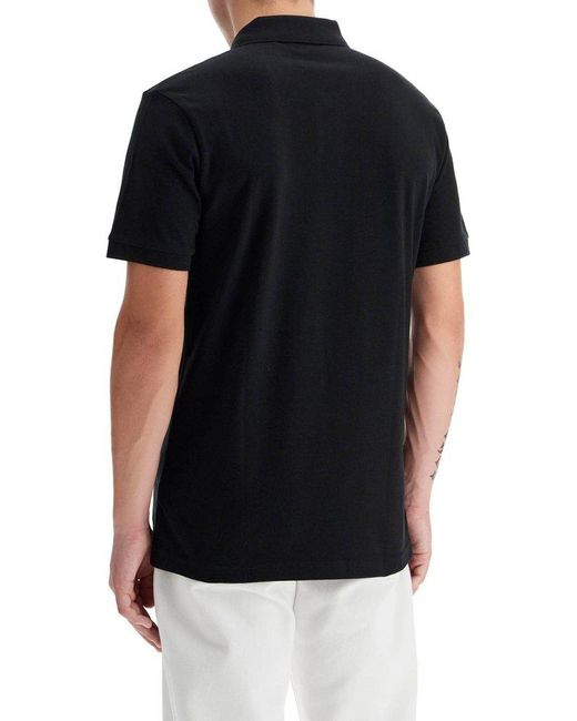 Boss Black Logo Patch Short Sleeved Polo Shirt for men