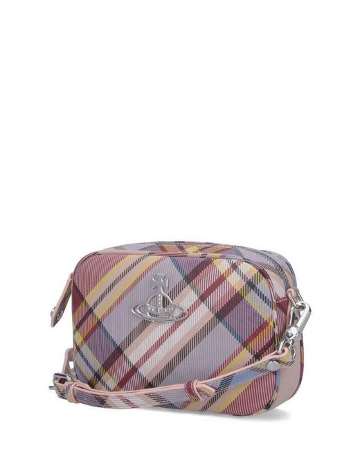 (Vivienne Westwood) Logo Motif Handbag(SALE!国内発送) Vivienne Westwood Red Heart Shaped Shoulder Bag Orb Motif