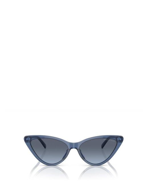 Michael Kors Cat-eye Frame Sunglasses in Blue | Lyst UK