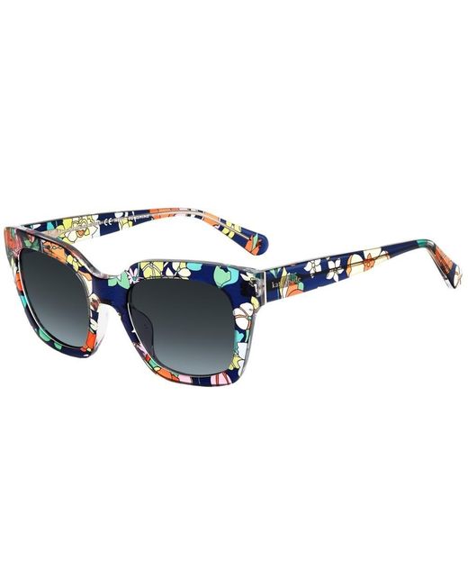 Kate Spade Blue Camryn Square Frame Sunglasses