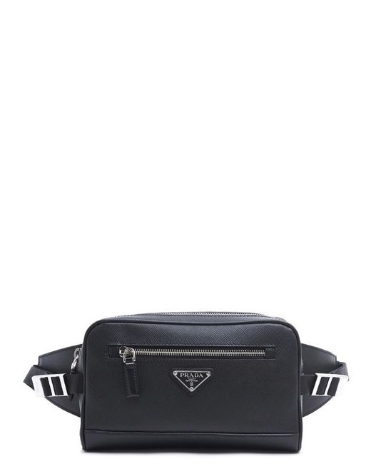 Prada Men's Saffiano Belt Bag