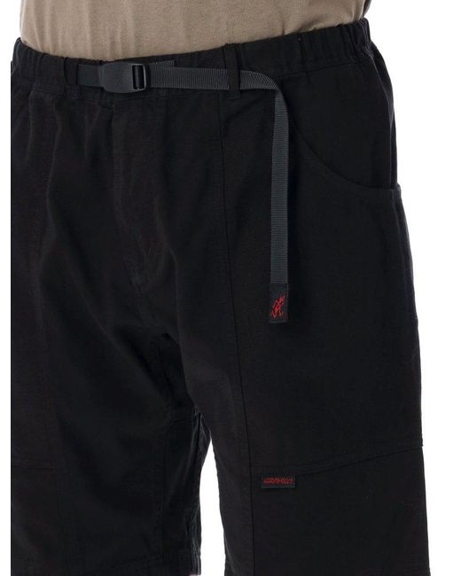 Gramicci Black Utility Gadget Shorts for men