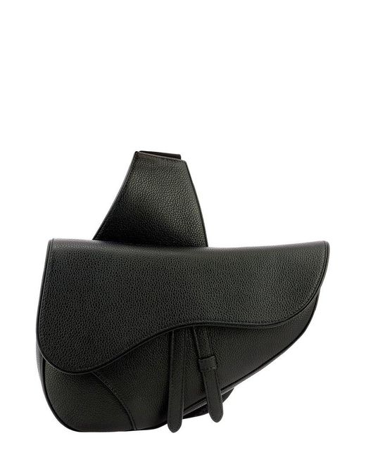 Dior Black Saddle Shoulder Bag for men