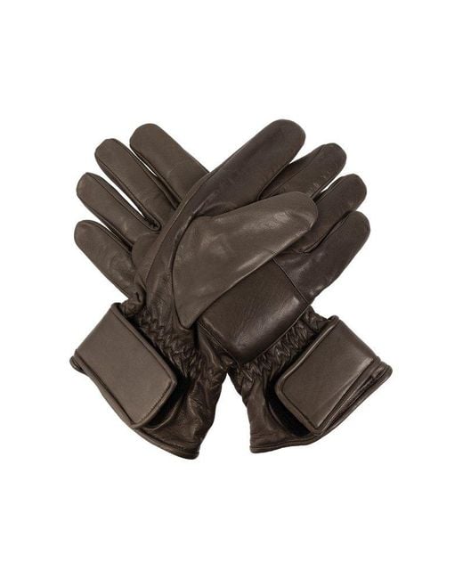 Fear Of God Brown Leather Gloves, for men